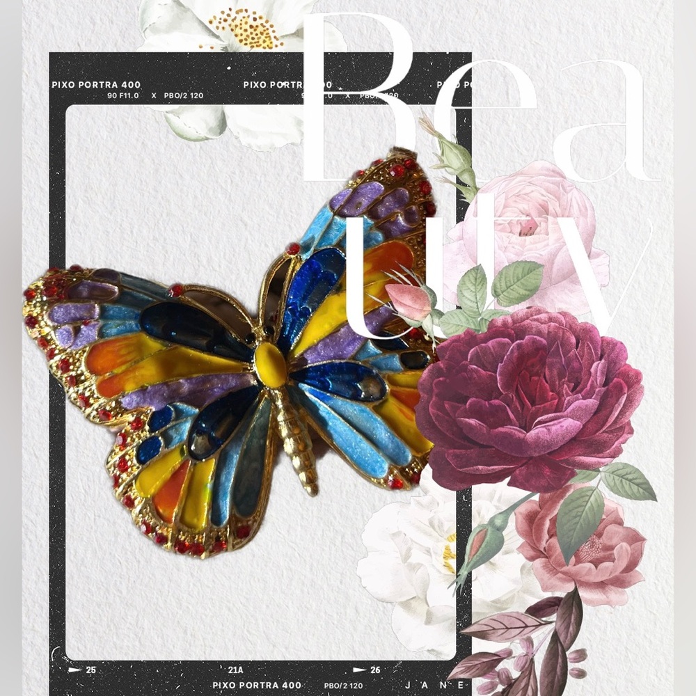 36. Butterfly Jewelry/Trinket Box